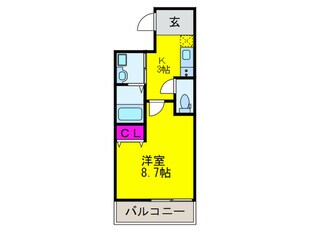 フジパレス喜連瓜破Ⅱ番館の物件間取画像